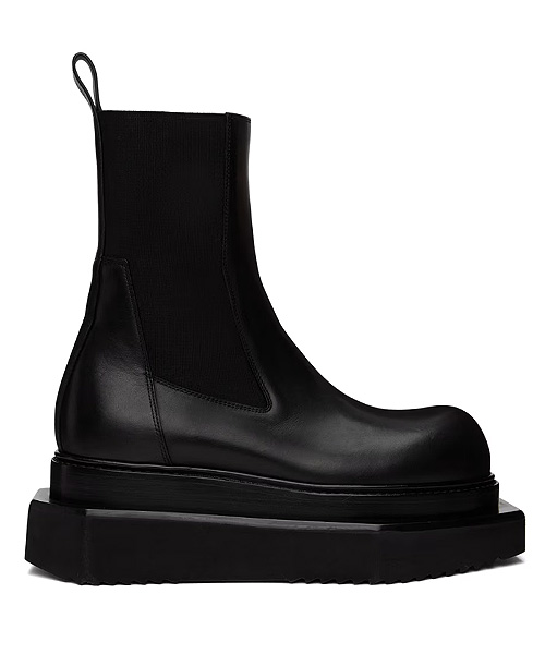 A-39228RICK OWENSANKLE-HIGH GRAINED CALFSKIN CHELSEA BOOTS[매장가-300만원대]