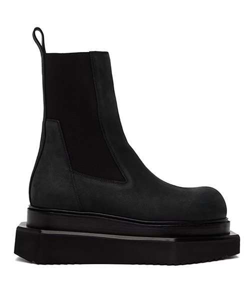 A-39227RICK OWENSANKLE-HIGH WAXY NUBUCK CHELSEA BOOTS[매장가-300만원대]