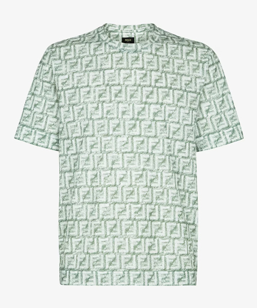 T-29673FENDIFF 시그니처 패턴 코튼 티셔츠[매장가-100만원대]